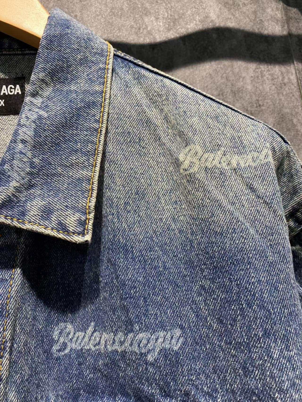 バレンシアガ「Balenciaga」デニムジャケット クラシック リデザイン
