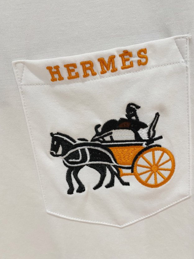 エルメス「Hermès」 クルーネックTシャツ 軽やかな着心地 春夏新作