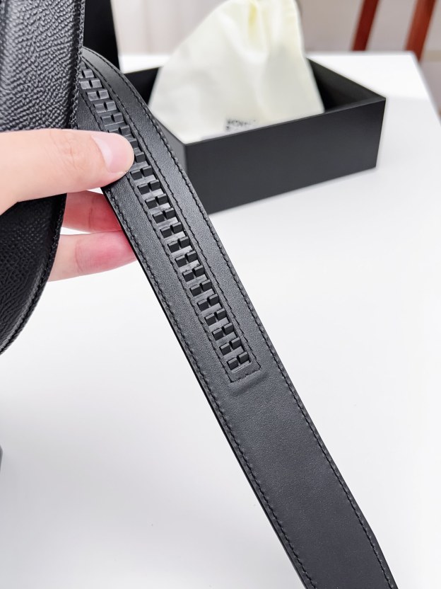 【厳選在庫】Montblanc ビジネスマン正装ベルト「全長約 100cm」