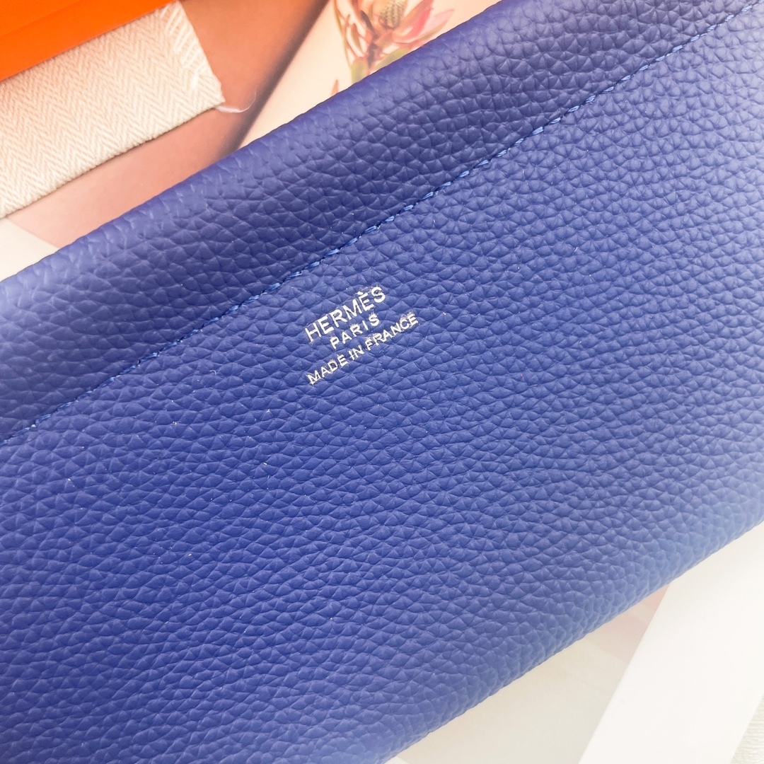 【厳選新入荷】エルメス Evelyne Zip Pouch イヴリンファスナーハンドポーチ「携帯小銭収納レザー小物」