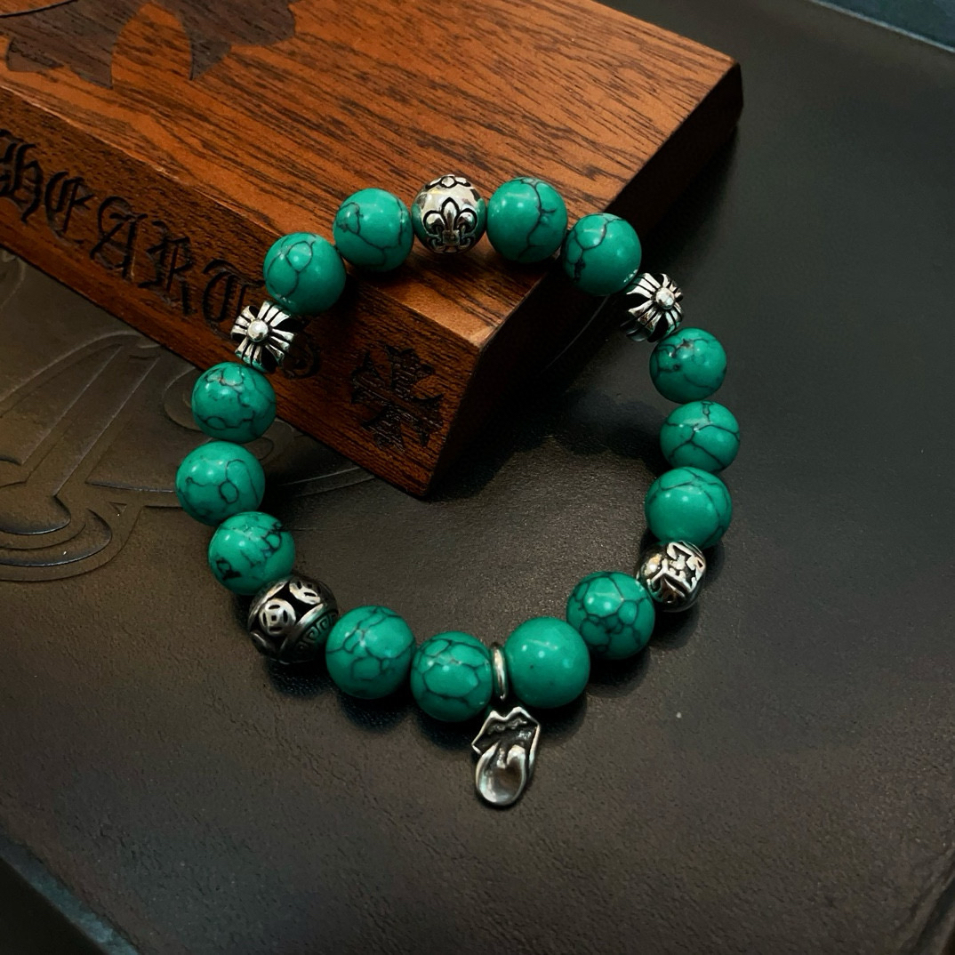 クロムハーツ「Chrome Hearts」ブレスレット - ヴィンテージ＆ロックテイスト ペア用