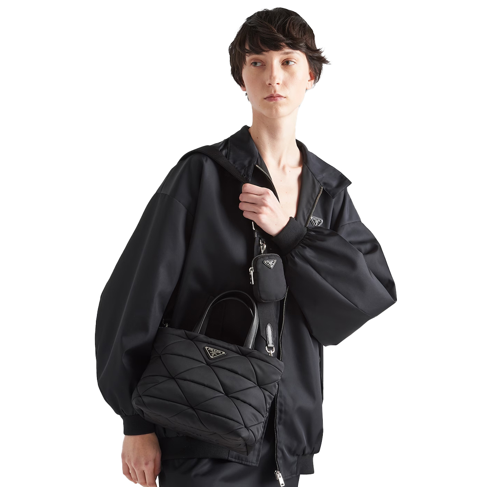 プラダ「Prada」 パデッドRe-Nylon トートバッグ