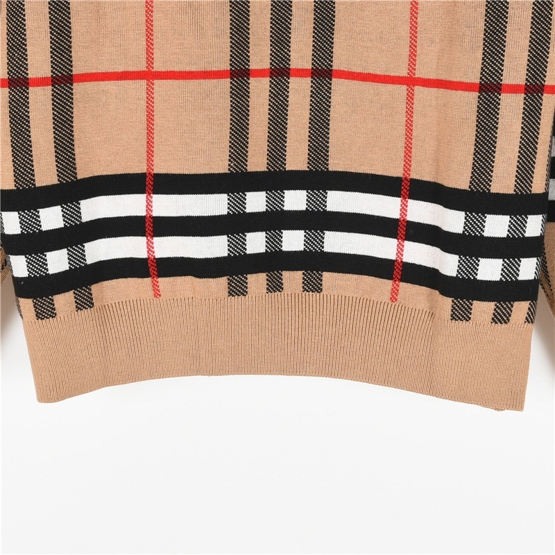 Burberry / バーバリー クラシックチェック柄両面着キャシュミアニットロングスリーブフード付きジャケット