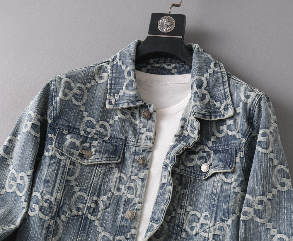 グッチ「Gucci 」秋冬新作メンズラペルデニムジャケット