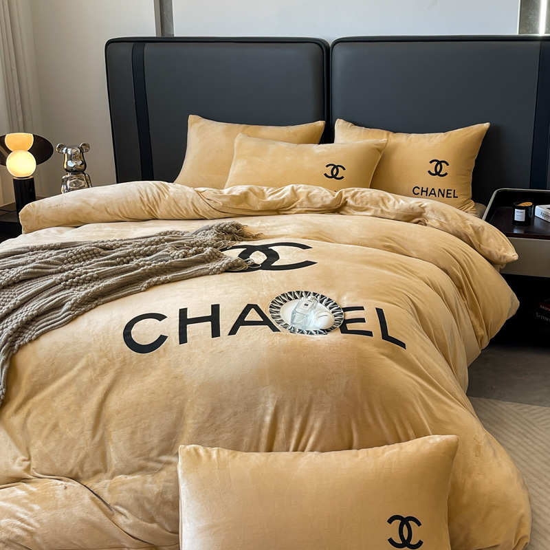 シャネル「Chanel」プレミアム クリスタルベルベット プリント 4点セット