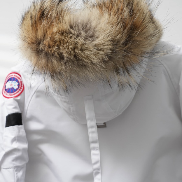 カナダグース フード付きファー付きダウンジャケット 男女兼用