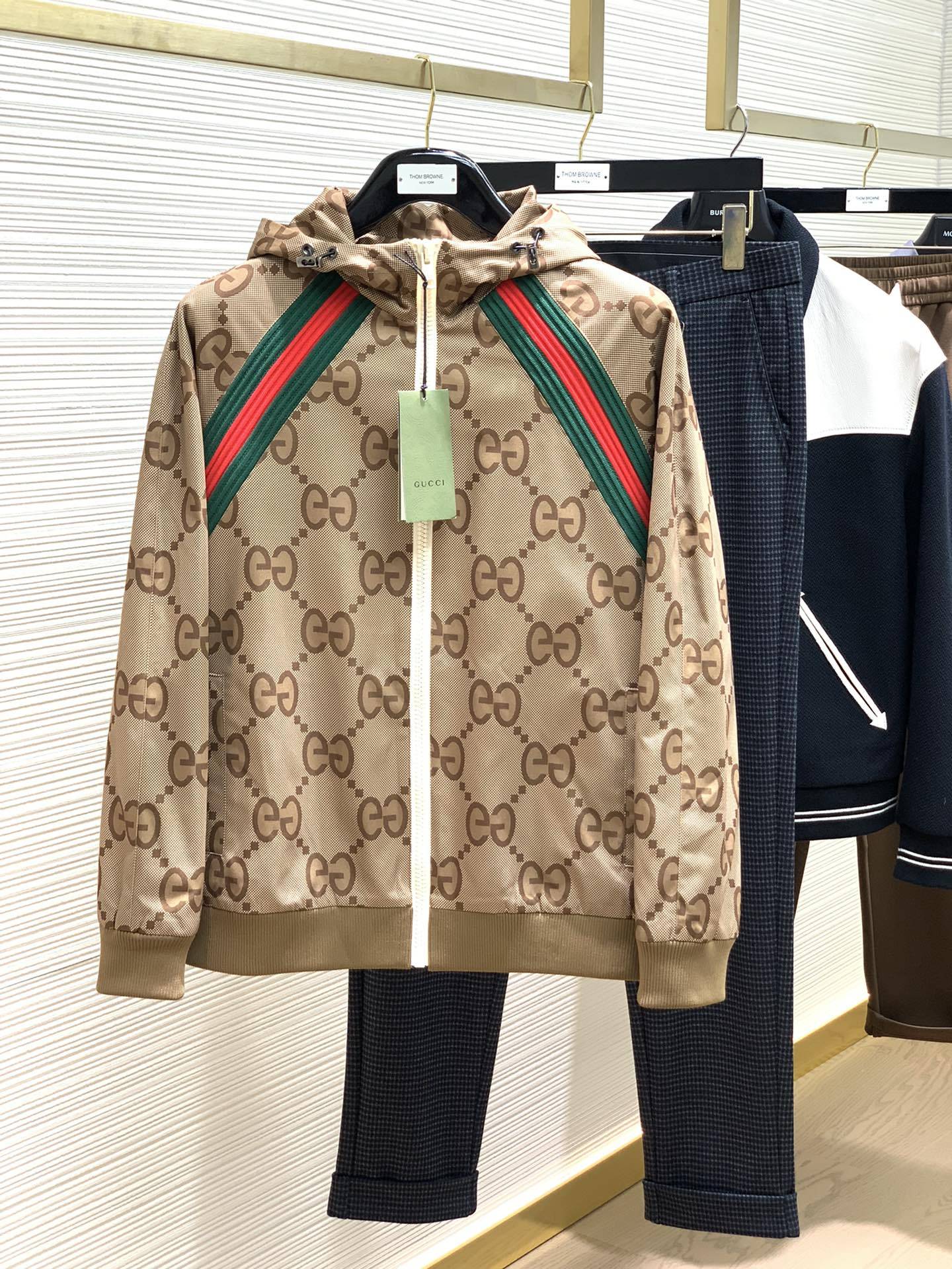 グッチ「Gucci 」秋冬新作メンズフード付きジャケット