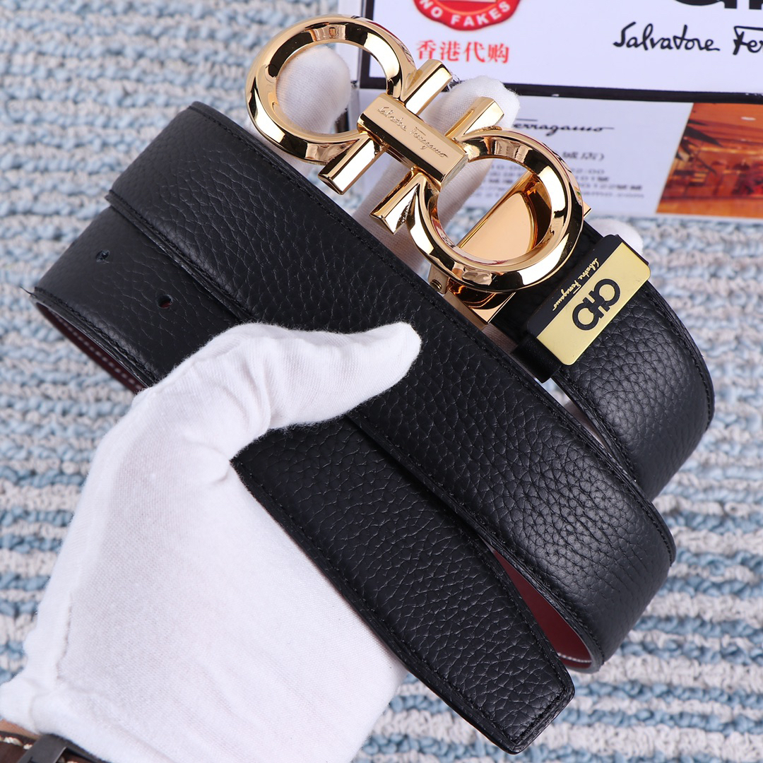 【新規倉庫入り】Salvatore Ferragamo 職人仕上げ高級ベルト「全長約 100cm」
