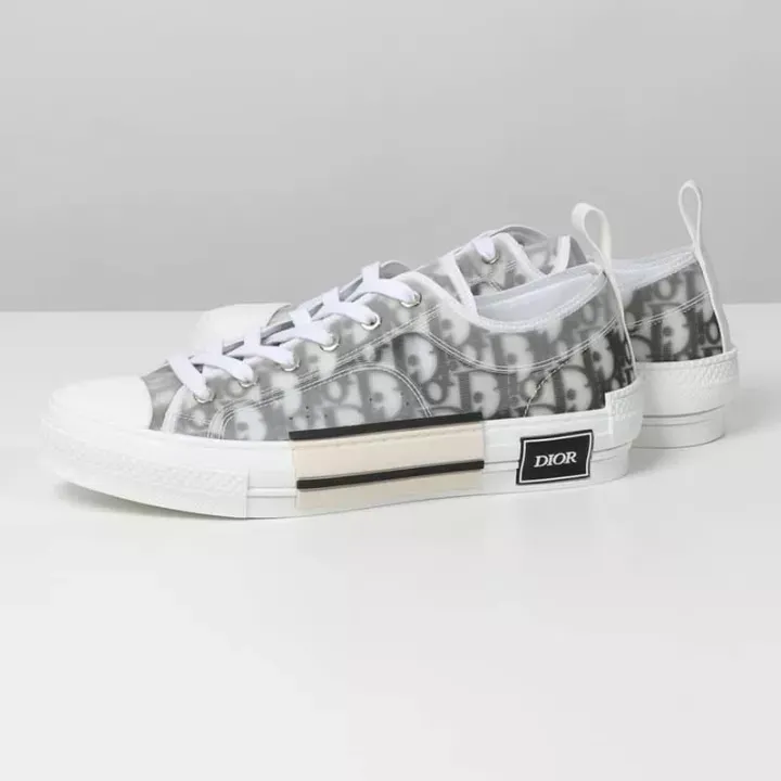 【送料込】ディオール「Dior」 -OBLIQUE- “B23” ロゴ ローカットスニーカー