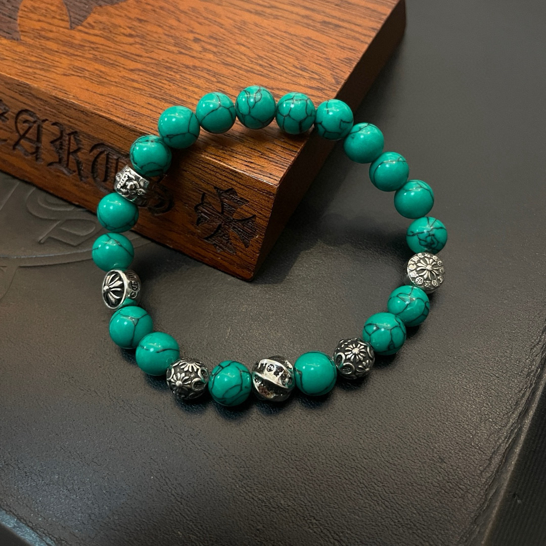 クロムハーツ「Chrome Hearts」ブレスレット - ヴィンテージ＆ロックテイスト ペア用