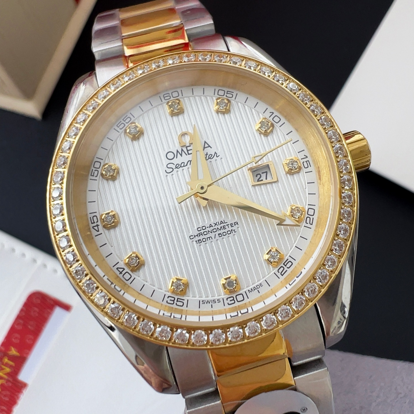 オメガ「Omega」アクアテラ 34mm マスタークロノメーター