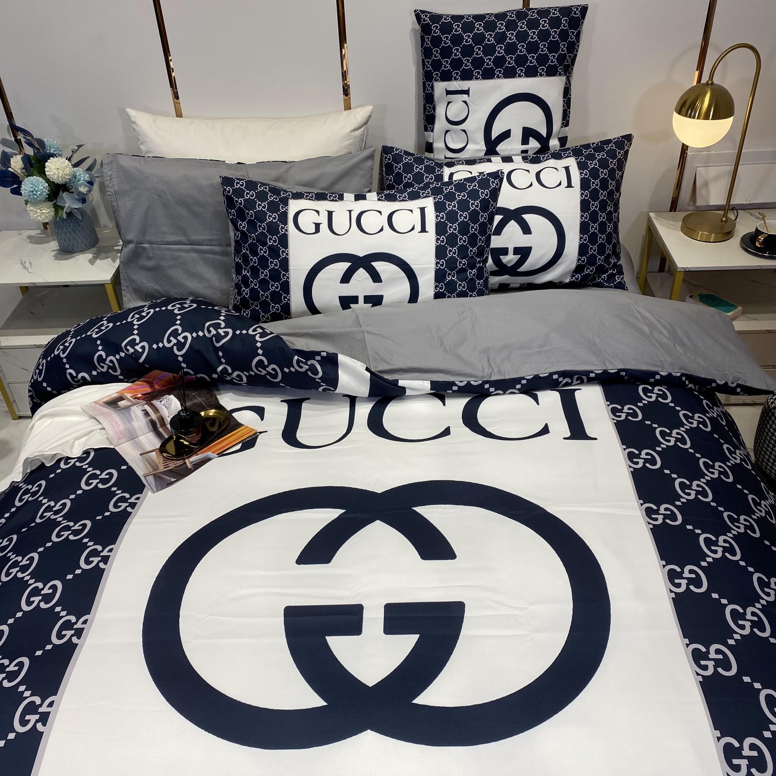 グッチ「Gucci」プレミアムコットン デジタルプリント 4点セット