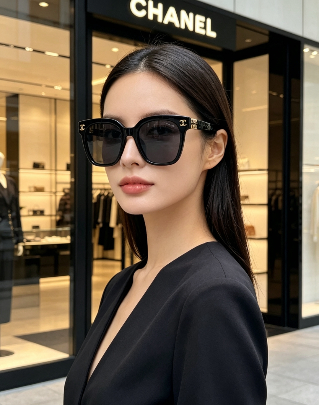 【新作到着】Chanel ハイセンスデザインサングラス「遮光レンズ搭載」