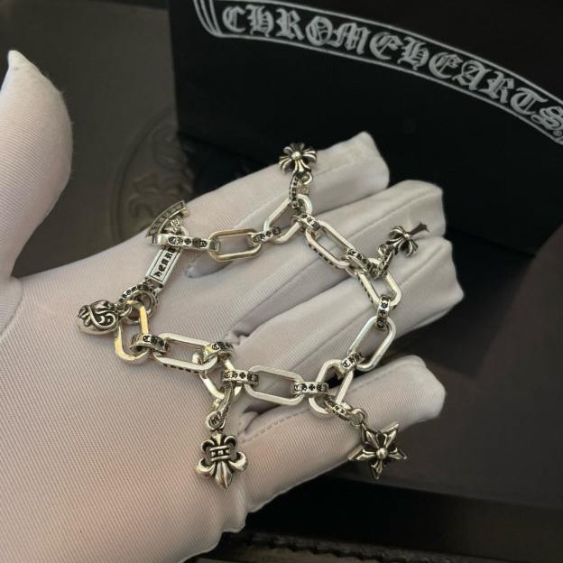 クロムハーツ「Chrome Hearts」ブレスレット - ヴィンテージ＆ロックテイスト ペア用