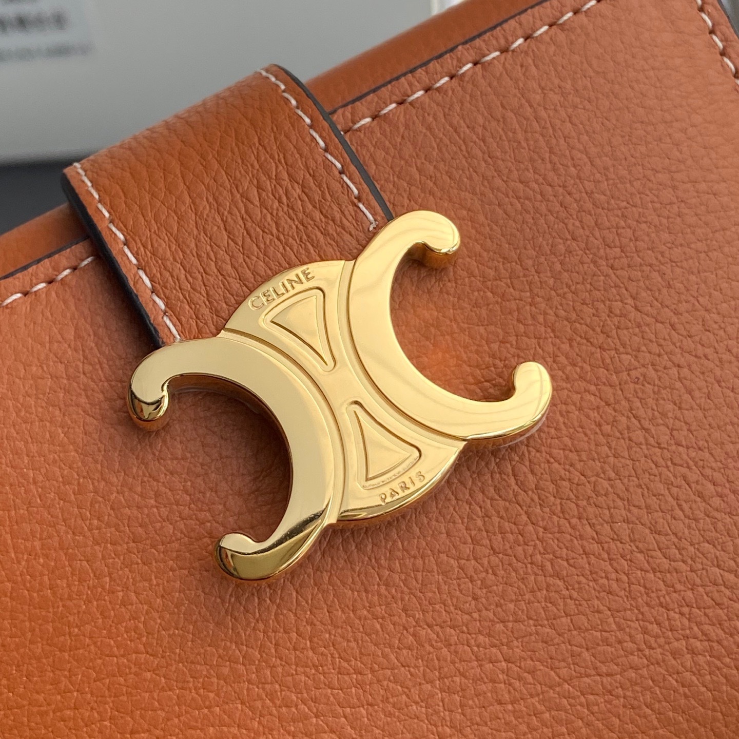 セリーヌ(Celine)アコーデオン カードホルダー / サプルグレインドカーフスキン