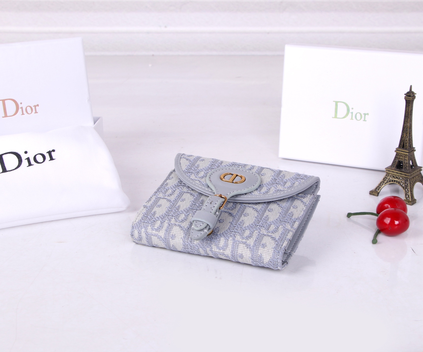 ディオール「Dior」Oblique 帆布ショートウォレット 限定デザイン