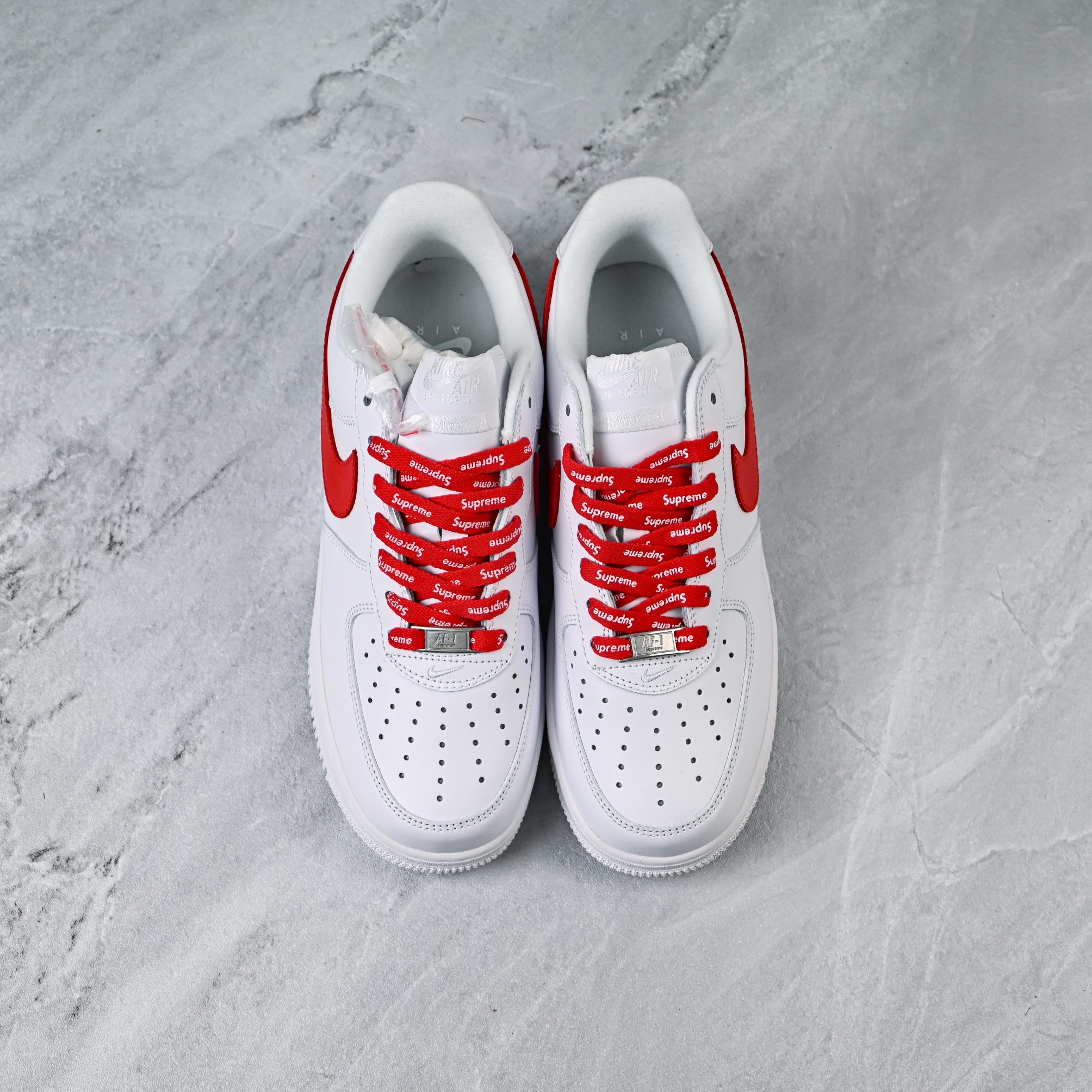 【日本未入荷】Supreme x Nike Air Force 1 Low 'Box Logo - White' コラボモデル スニーカー