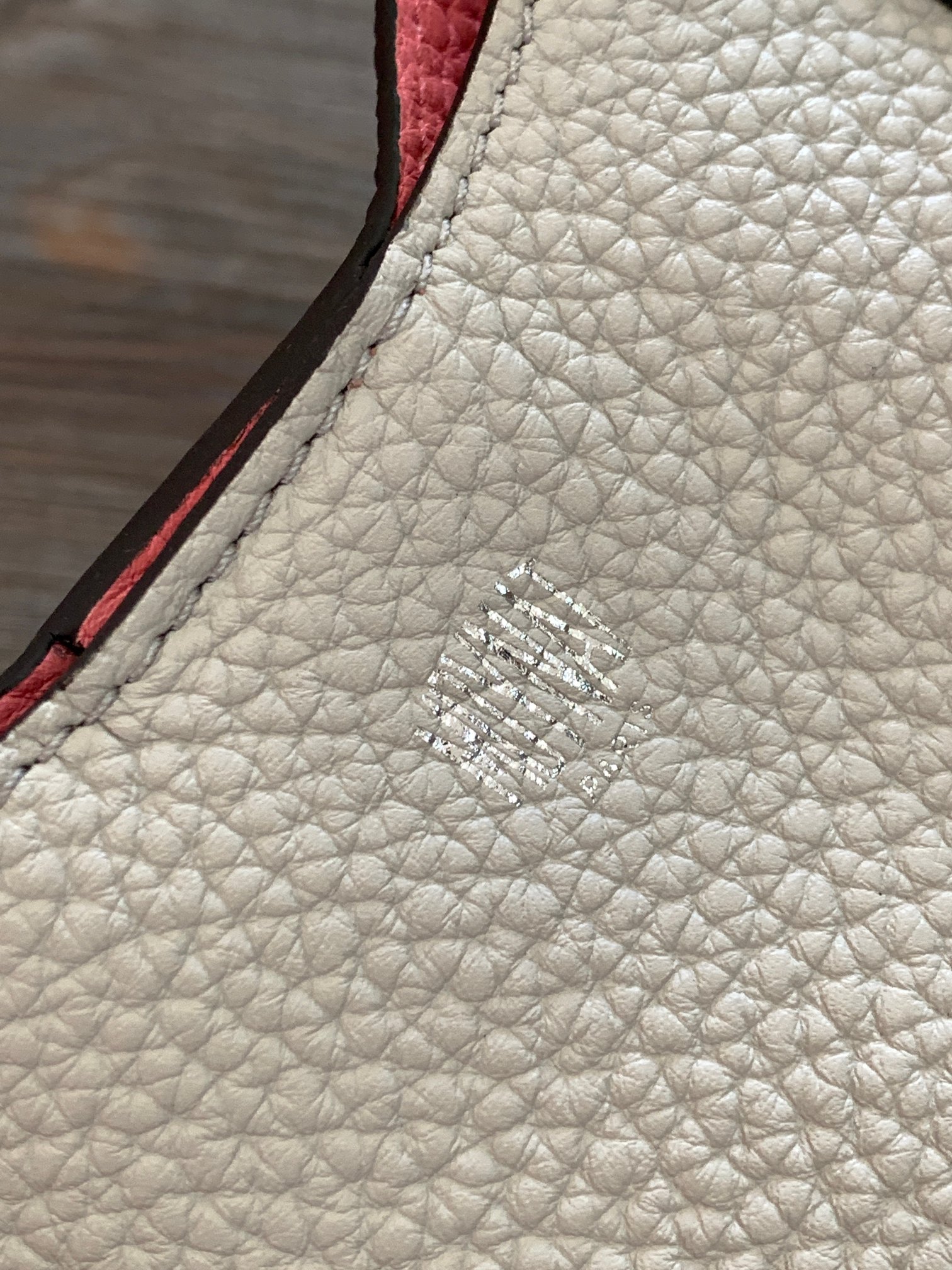 モイナ「Moynat」Duo Tote BB レザートートバッグ