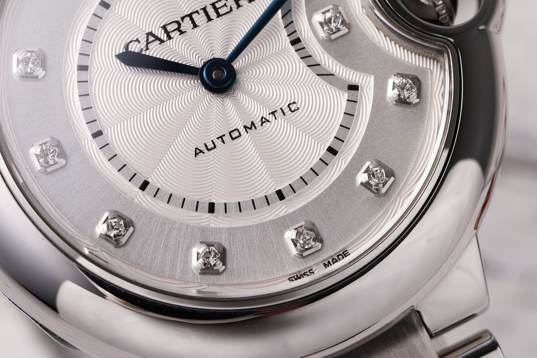 カルティエ［Cartier］バロン ブルー ドゥ 自動巻き腕時計 33mm