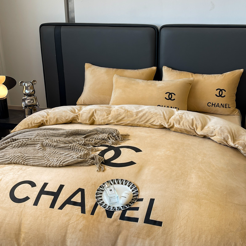 シャネル「Chanel」プレミアム クリスタルベルベット プリント 4点セット