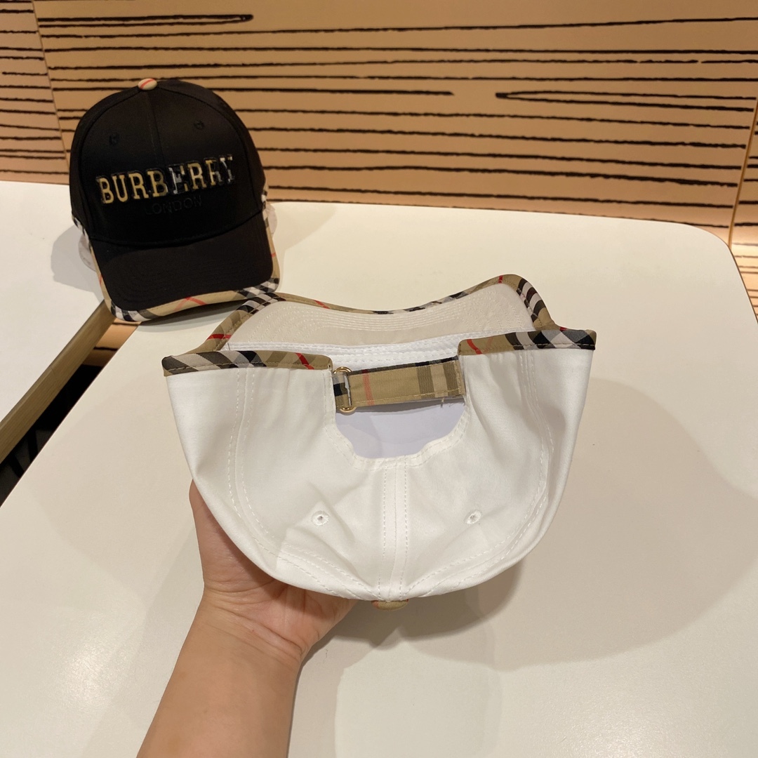 バーバリー「Burberry」リミテッド リネンジュート ベースボールキャップ