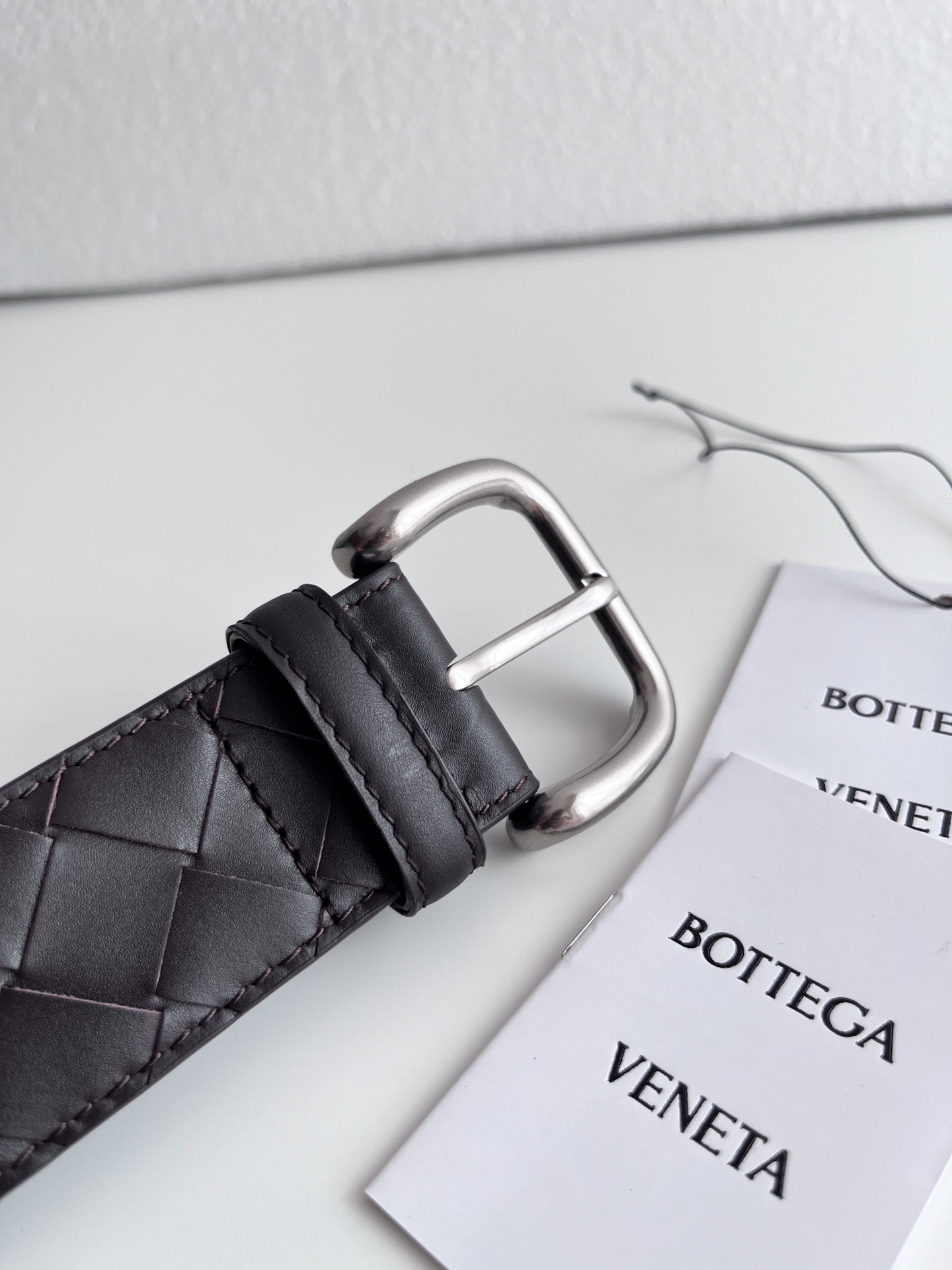 ボッテガ ヴェネタ「Bottega Veneta」 イントレッチオ ワイドベルト100CM