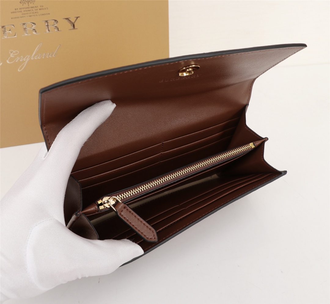 バーバリー「Burberry」クラシック チェック レディース 長財布