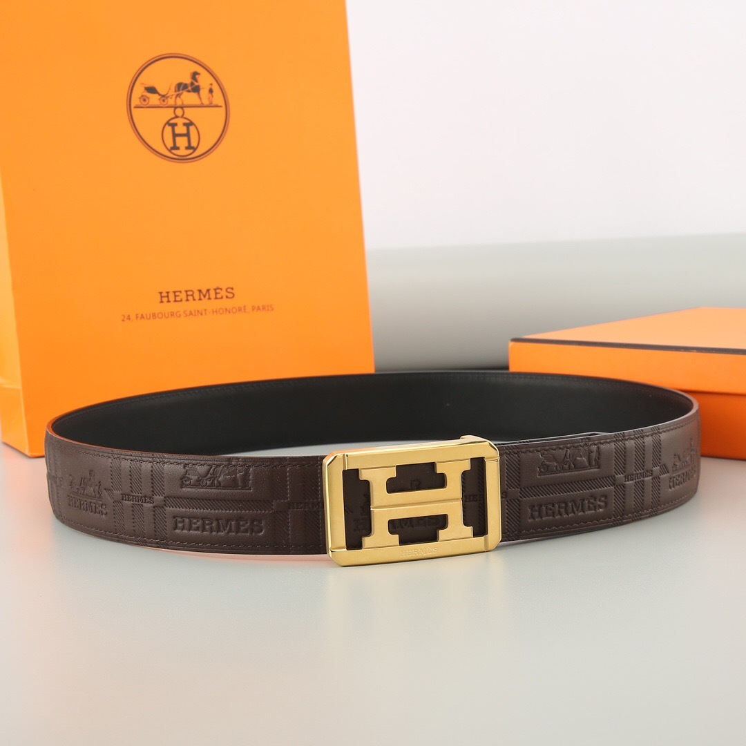 エルメス「Hermès」 プレミアムスチールバックル ベルト100cm