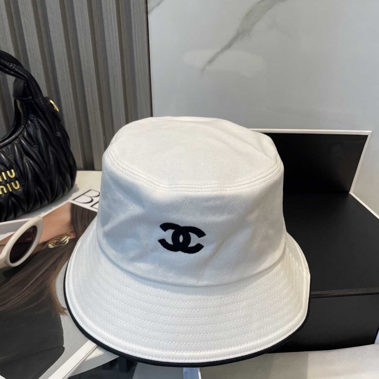 シャネル「Chanel」エンブロイダリー バケットハット ハット