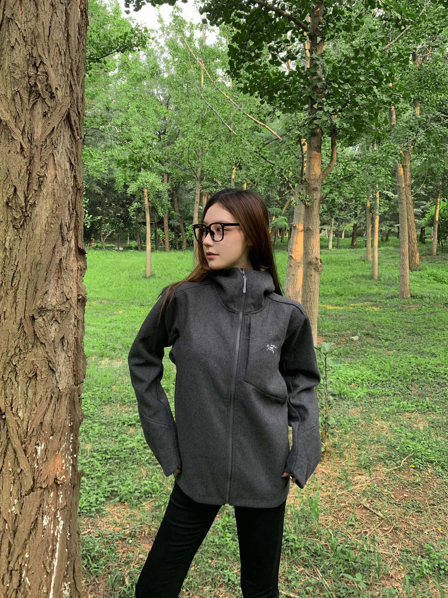 アークテリクス「ARC'TERYX」ソーヤー ウール フーディ 純色フリース付きフード付きジャケット