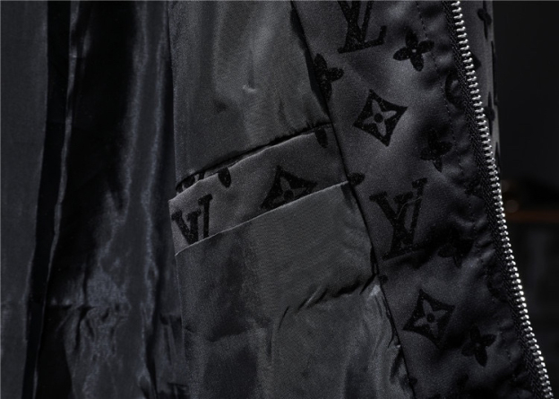 ルイ・ヴィトン「Louis Vuitton」2024秋冬 クラシックロゴ ラウンドネックジャケット メンズアウター