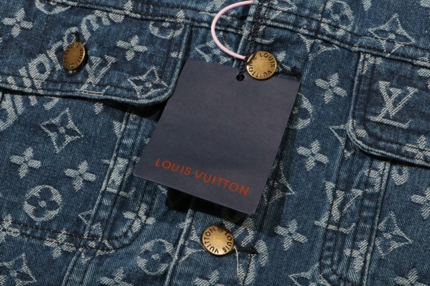 ルイ・ヴィトン「Louis Vuitton」× SUPREME フルプリント ジャカード デニム ジャケット