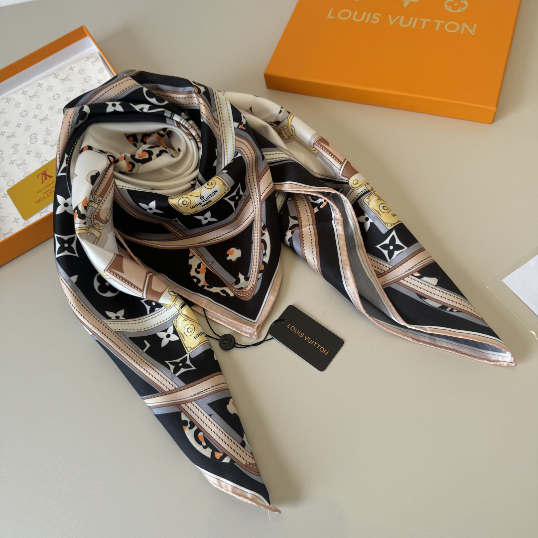 ルイ・ヴィトン「Louis Vuitton」Ultimate Monogram 90cm スカーフ