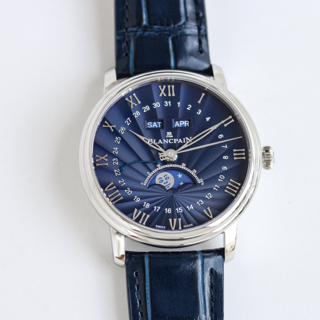 ブランパン「Blancpain」ヴィルレ コンプリートカレンダー ムーンフェイズ自動巻き腕時計40mm