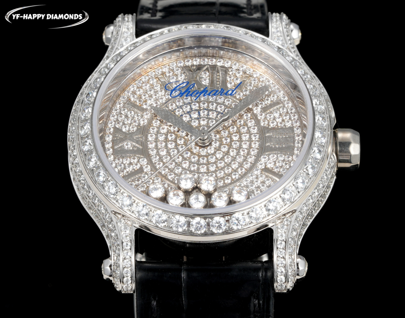 ショパール「Chopard」ハッピーダイヤモンド レインボーレディース ジュエリーウォッチ36mm