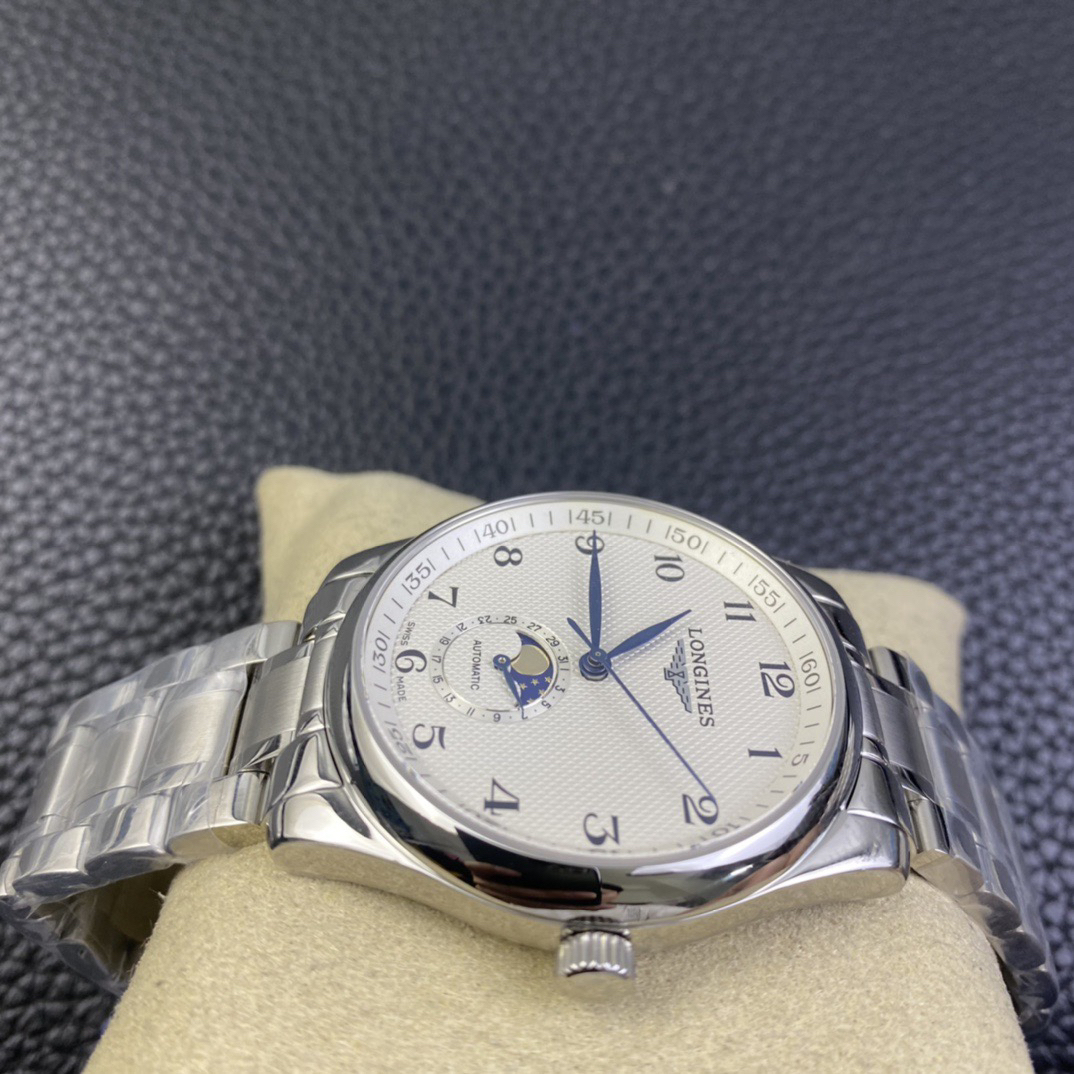 ロンジン「Longines」Master Collection 月相メンズウォッチ42MM
