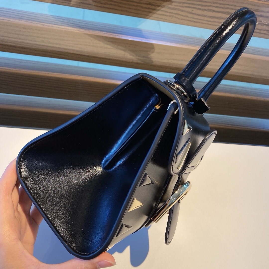 デルヴォー「Delvaux」Brillant Box ダブルリング ハンドバッグ