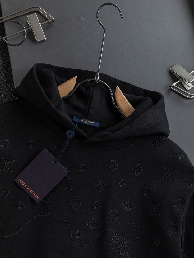ルイ・ヴィトン「Louis Vuitton」秋冬新作刺繍付きフード付きスウェットシャツ