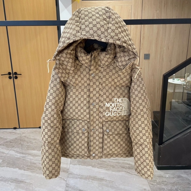 【特価人気商品】ザ・ノースフェイス x グッチ コラボファッションダウンジャケット