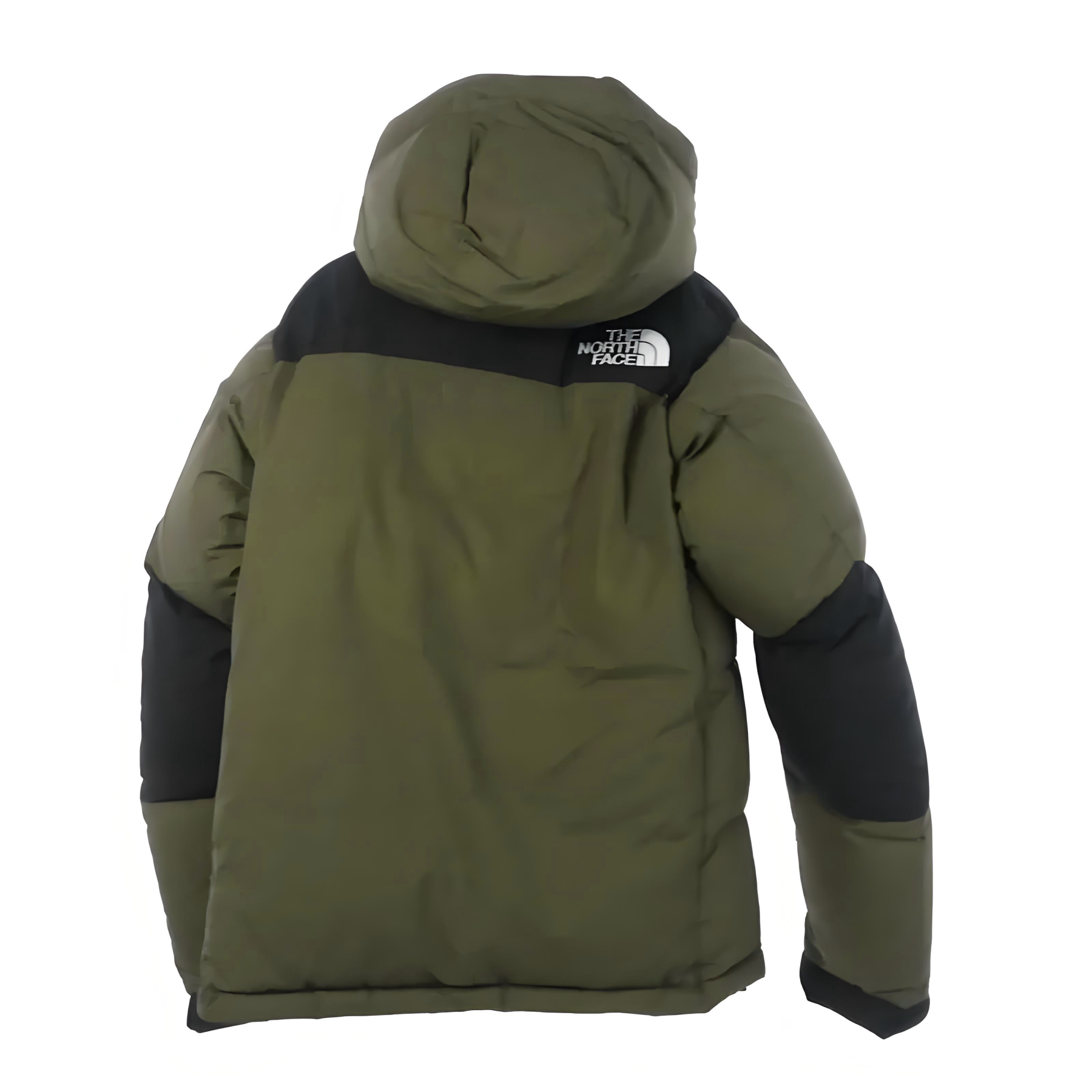 【特価人気商品】ザ・ノースフェイス パッチワークデザインのフード付きダウンジャケット