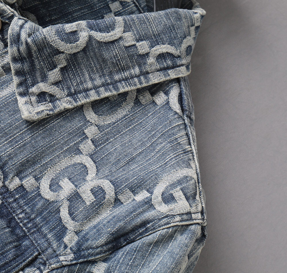 グッチ「Gucci 」秋冬新作メンズラペルデニムジャケット