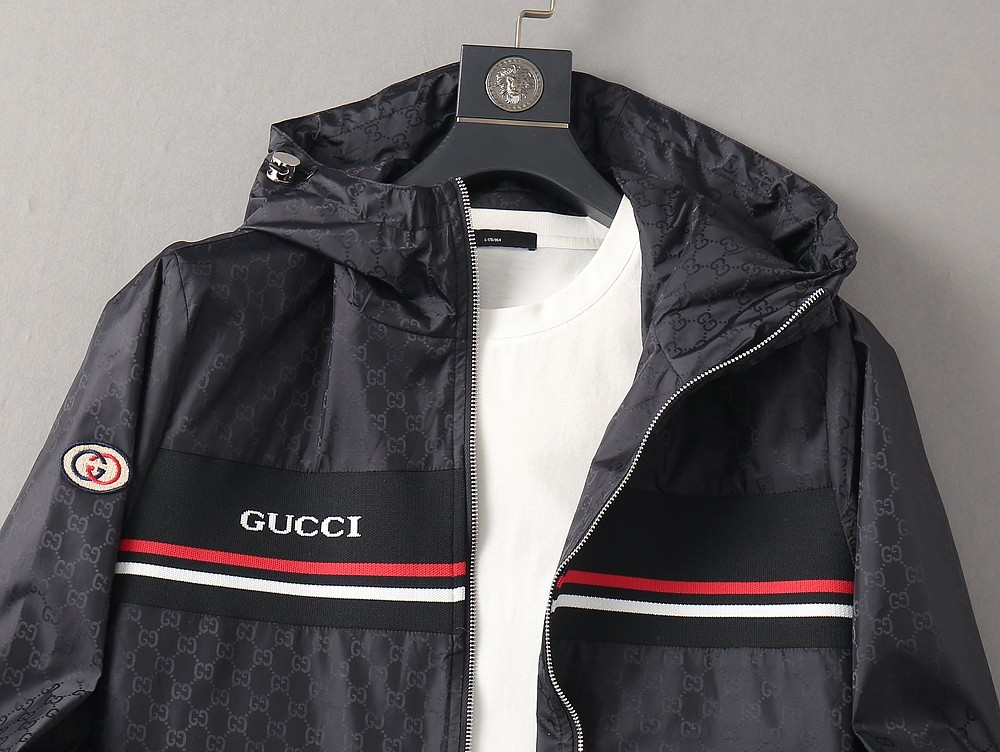 グッチ「Gucci 」秋冬新作メンズフード付きジャケット