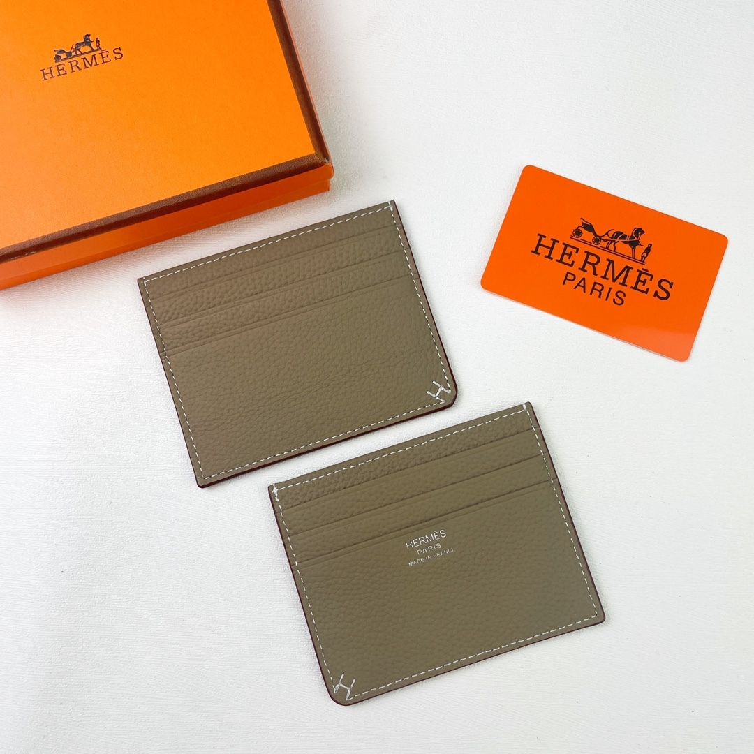 エルメス「Hermès」エンプソン牛革カードケース 10色