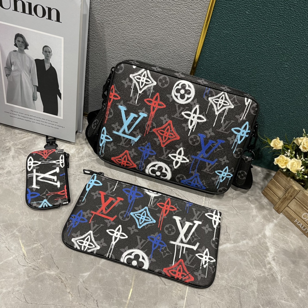 ルイ・ヴィトン「Louis Vuitton」新作 Trio メッセンジャーバッグ