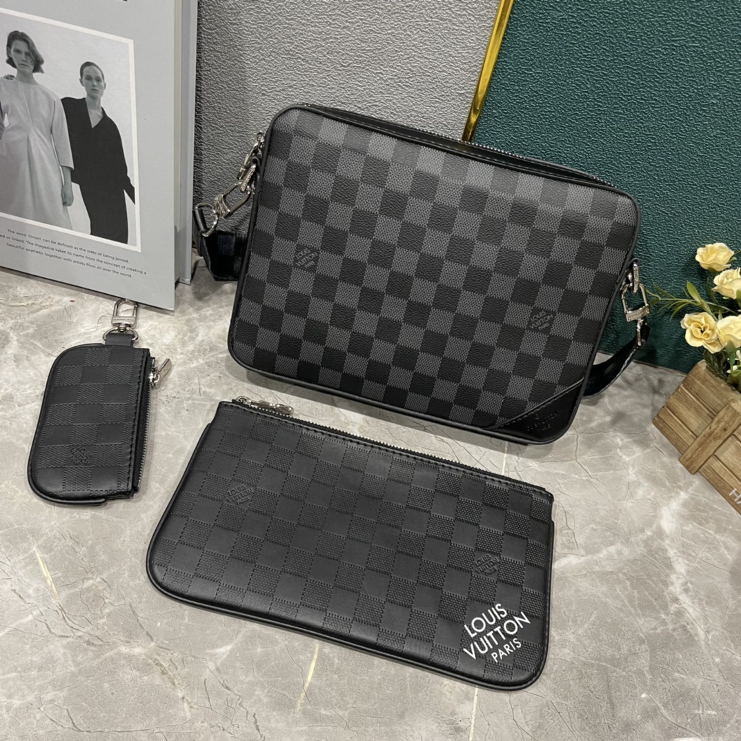 ルイ・ヴィトン「Louis Vuitton」新作 Trio メッセンジャーバッグ