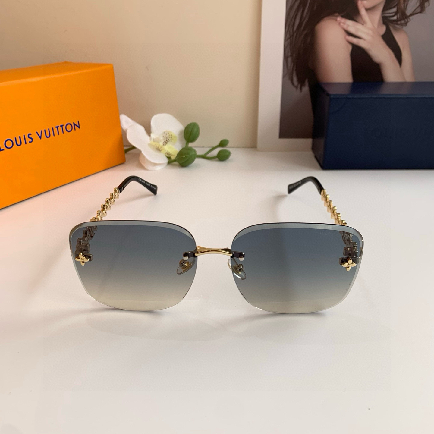 ルイ・ヴィトン「Louis Vuitton」Squared サングラス