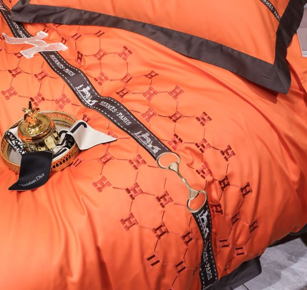 エルメス「Hermès」プレミアムコットン デジタルプリント 4点セット