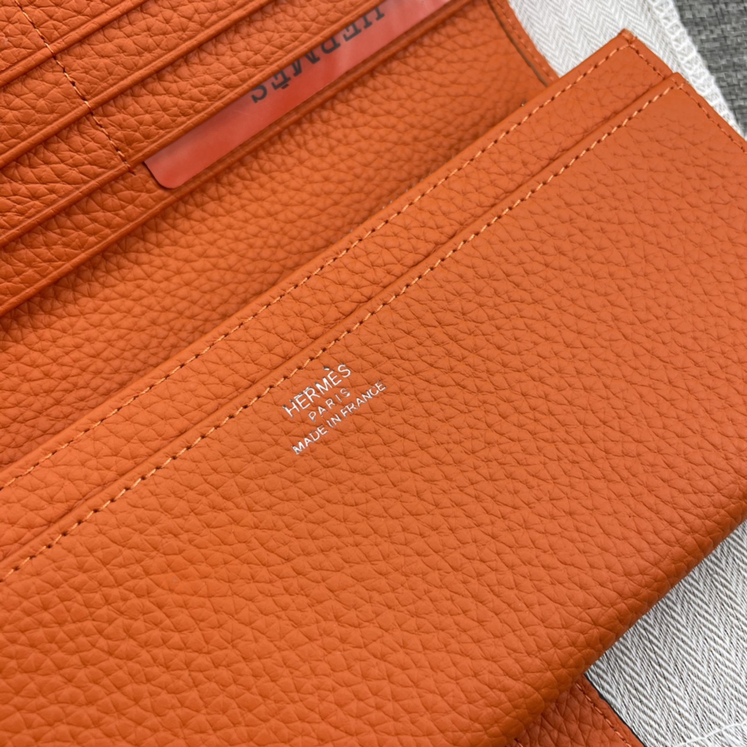 エルメス New H Passant トゥータンマン ウォレット