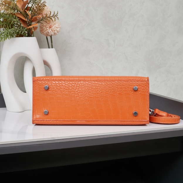 エルメス ケリー 19/25/28 ストーンパターンレザー バッグ「Kelly II Sellier」