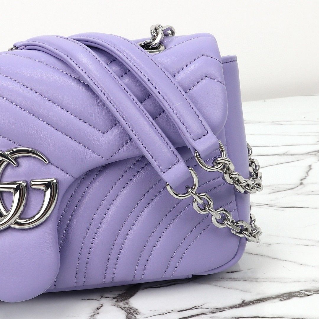 グッチ〔GGマーモント〕ミディアム ショルダーバッグ「GG Marmont Bag」